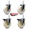 Service Caster 5 Inch Nylon Wheel Swivel 58 Inch Threaded Stem Caster Set 2 Brakes SCC SCC-TS20S514-NYS-58212-2-PLB-2 - alternate 4